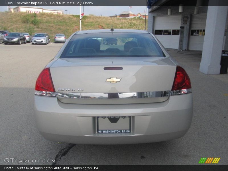 Gold Mist Metallic / Ebony 2009 Chevrolet Impala LS