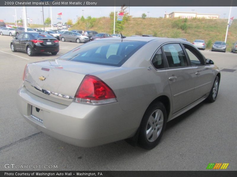 Gold Mist Metallic / Ebony 2009 Chevrolet Impala LS