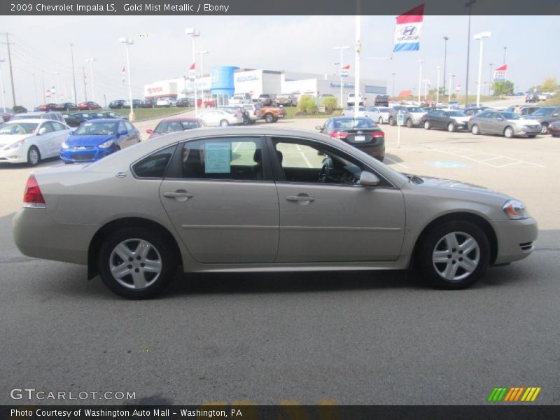 Gold Mist Metallic / Ebony 2009 Chevrolet Impala LS