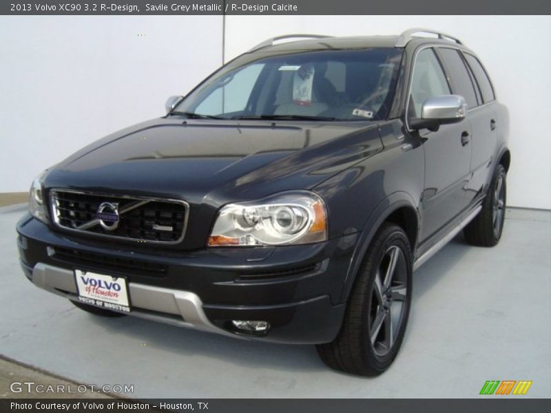 Savile Grey Metallic / R-Design Calcite 2013 Volvo XC90 3.2 R-Design