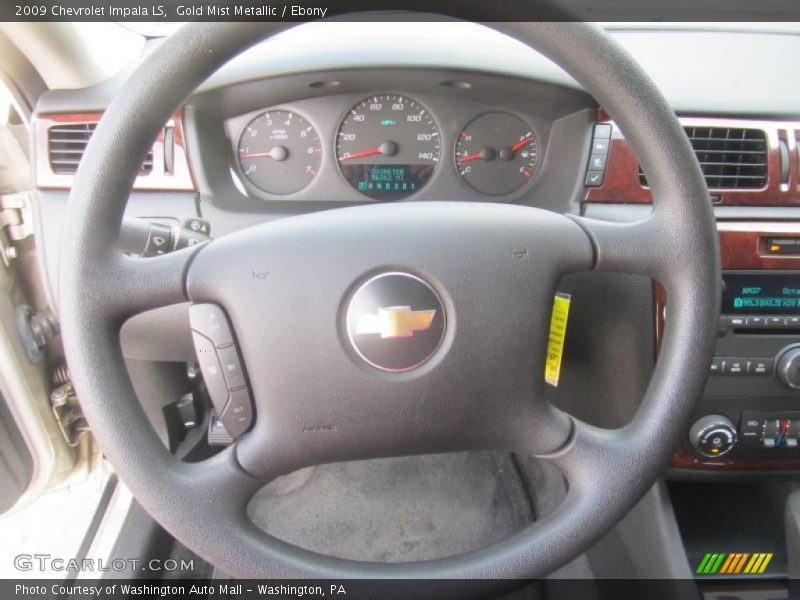 Gold Mist Metallic / Ebony 2009 Chevrolet Impala LS