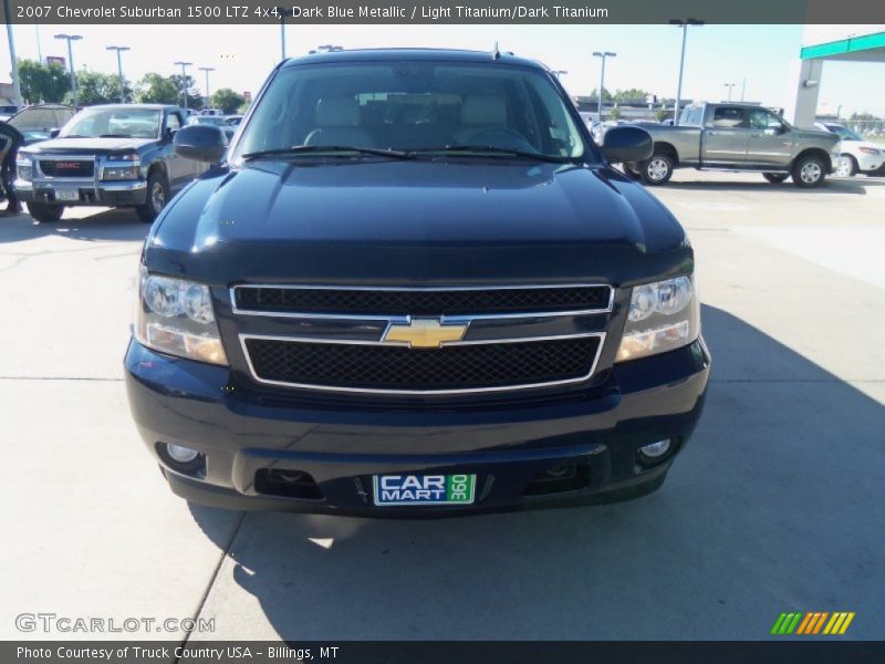 Dark Blue Metallic / Light Titanium/Dark Titanium 2007 Chevrolet Suburban 1500 LTZ 4x4