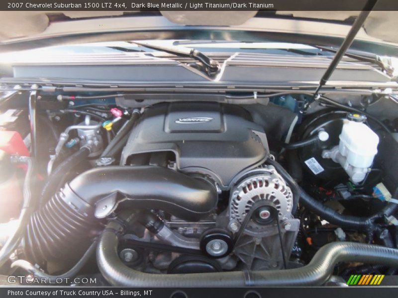 Dark Blue Metallic / Light Titanium/Dark Titanium 2007 Chevrolet Suburban 1500 LTZ 4x4