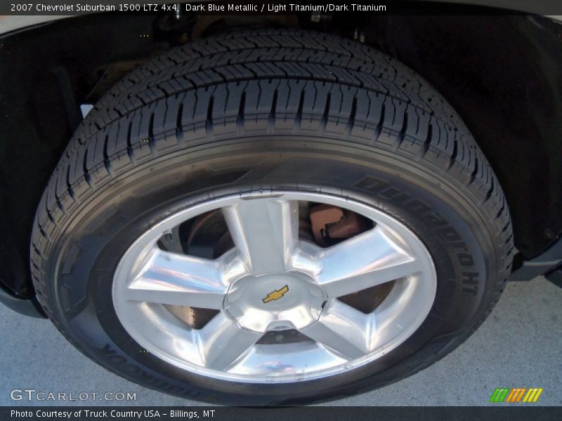 Dark Blue Metallic / Light Titanium/Dark Titanium 2007 Chevrolet Suburban 1500 LTZ 4x4