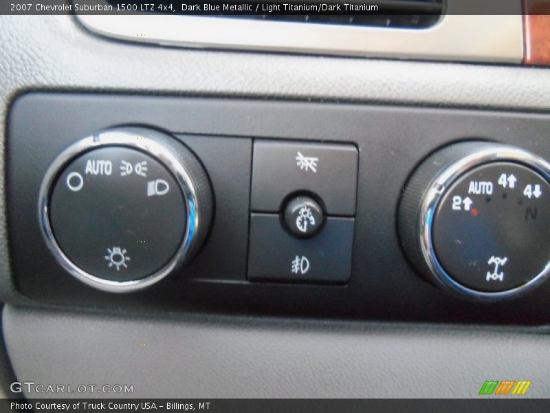 Dark Blue Metallic / Light Titanium/Dark Titanium 2007 Chevrolet Suburban 1500 LTZ 4x4