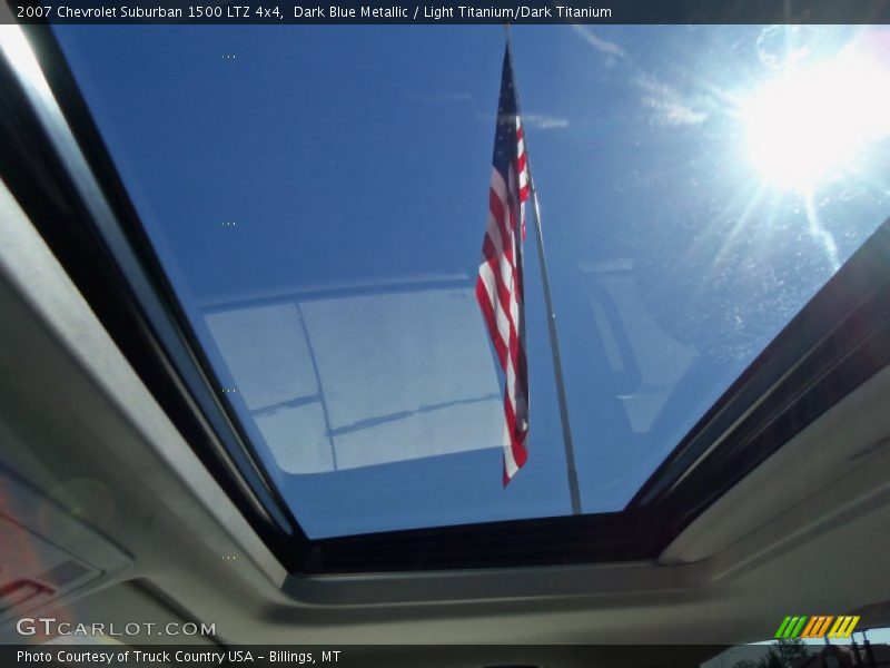 Dark Blue Metallic / Light Titanium/Dark Titanium 2007 Chevrolet Suburban 1500 LTZ 4x4