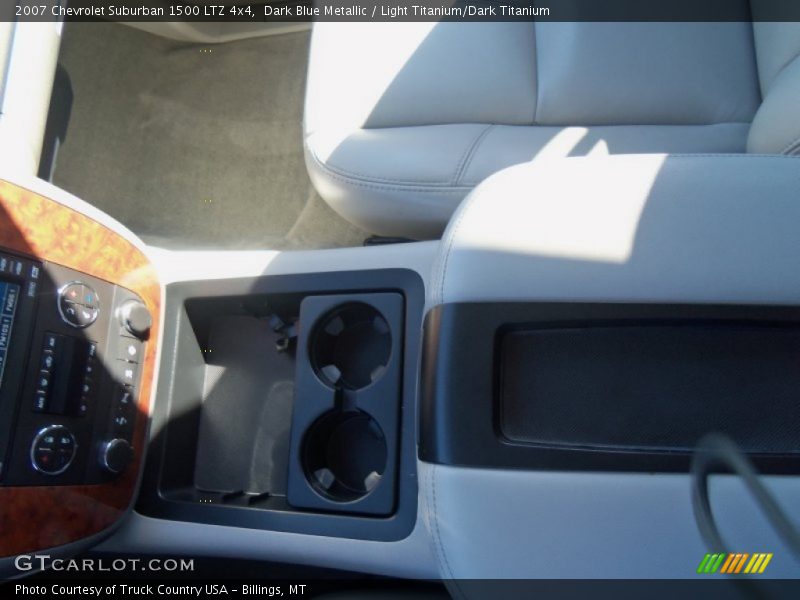 Dark Blue Metallic / Light Titanium/Dark Titanium 2007 Chevrolet Suburban 1500 LTZ 4x4