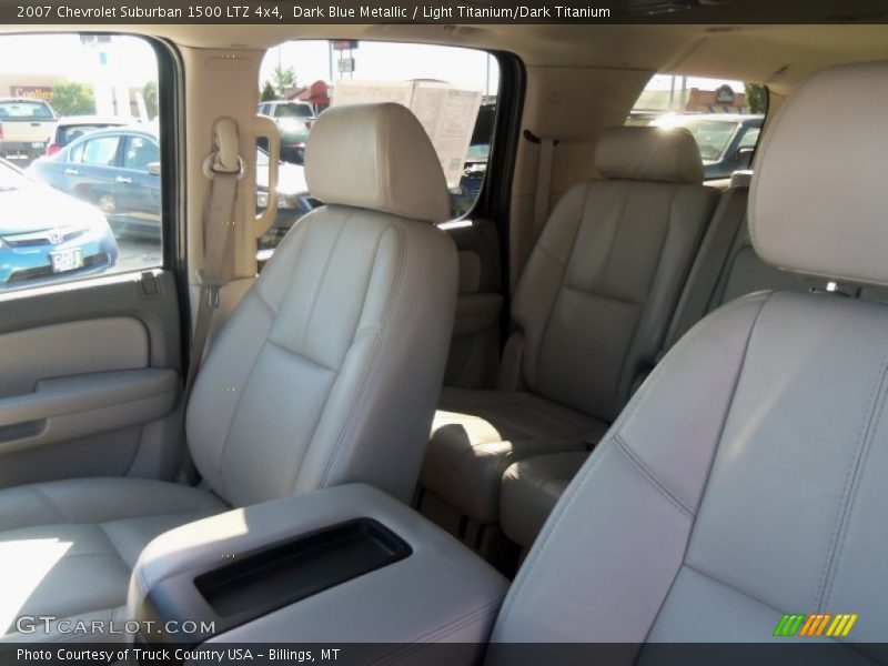 Dark Blue Metallic / Light Titanium/Dark Titanium 2007 Chevrolet Suburban 1500 LTZ 4x4
