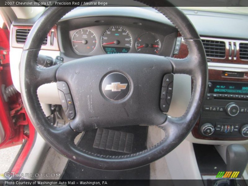 Precision Red / Neutral Beige 2007 Chevrolet Impala LT