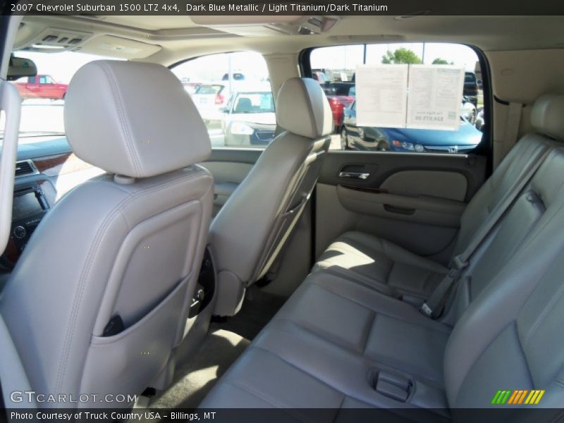 Dark Blue Metallic / Light Titanium/Dark Titanium 2007 Chevrolet Suburban 1500 LTZ 4x4
