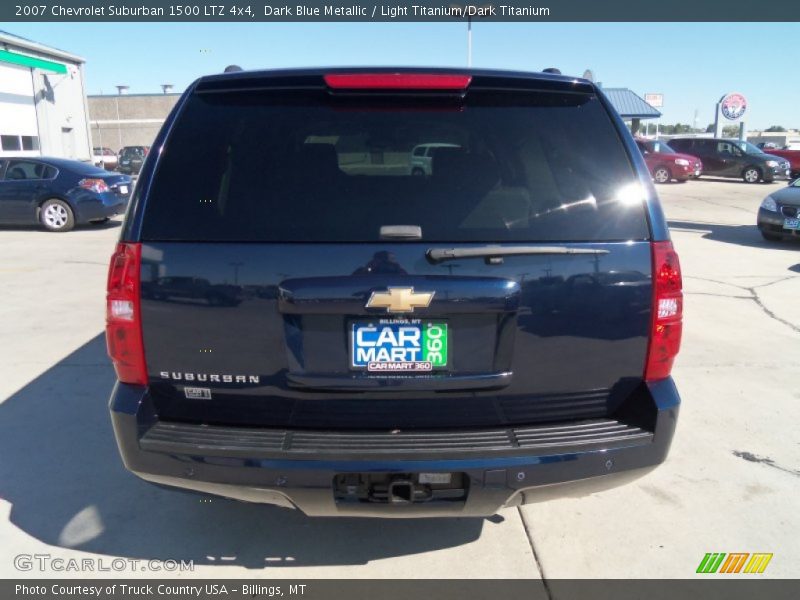 Dark Blue Metallic / Light Titanium/Dark Titanium 2007 Chevrolet Suburban 1500 LTZ 4x4