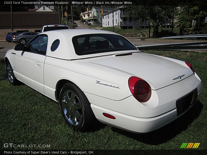Whisper White / Black Ink/Whisper White 2003 Ford Thunderbird Premium Roadster