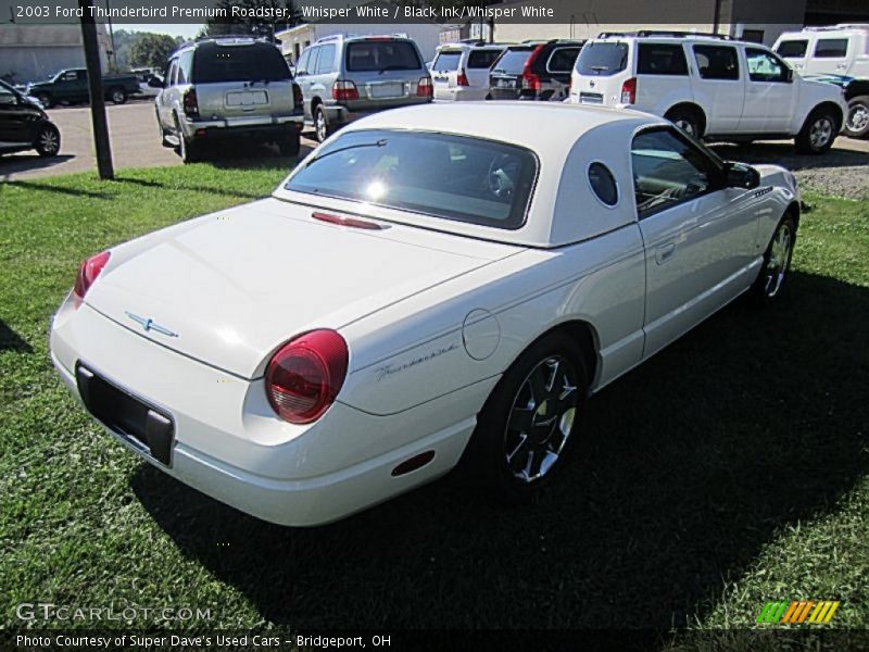 Whisper White / Black Ink/Whisper White 2003 Ford Thunderbird Premium Roadster
