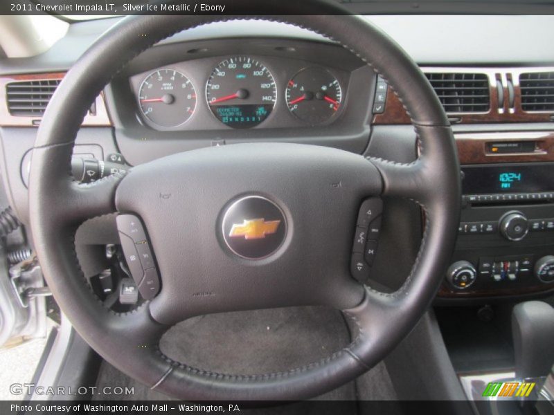 Silver Ice Metallic / Ebony 2011 Chevrolet Impala LT