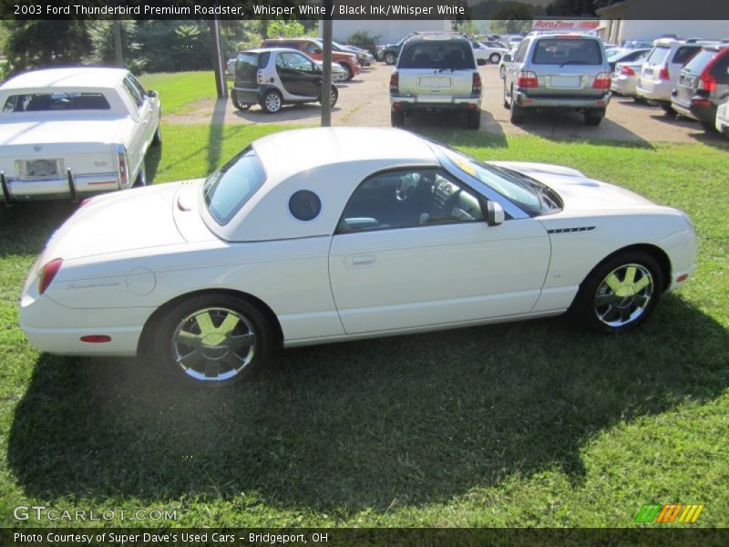 Whisper White / Black Ink/Whisper White 2003 Ford Thunderbird Premium Roadster