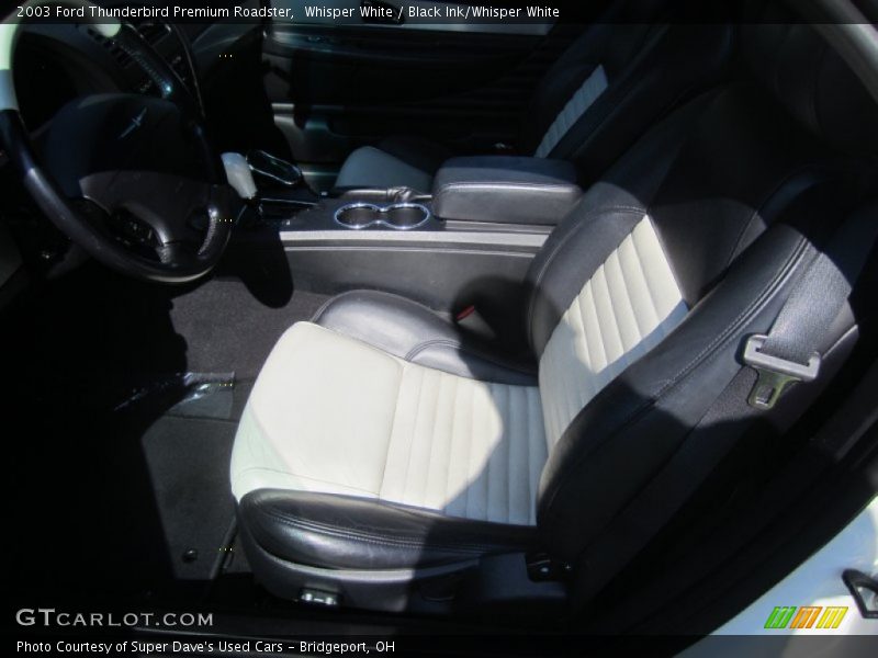 Whisper White / Black Ink/Whisper White 2003 Ford Thunderbird Premium Roadster