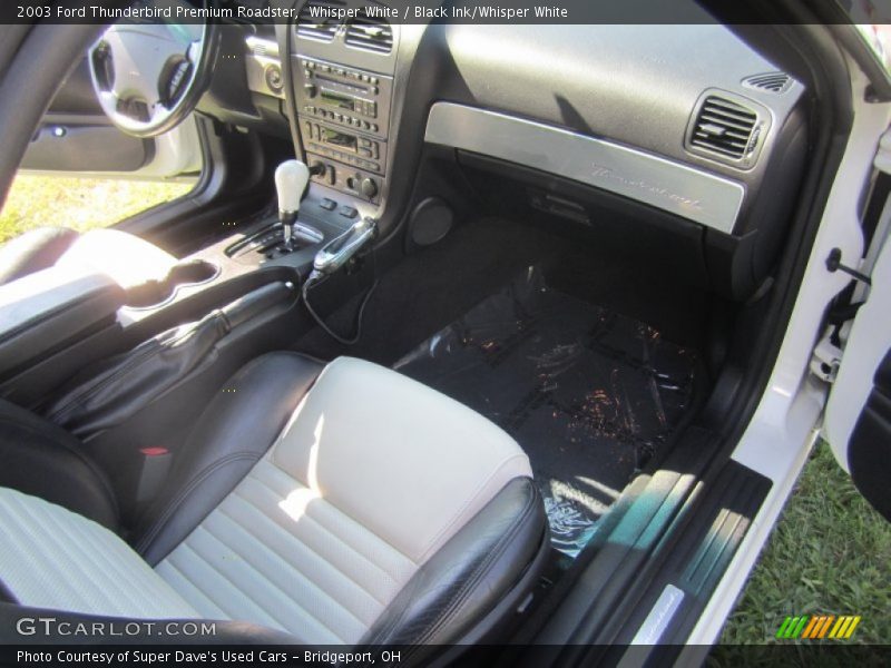  2003 Thunderbird Premium Roadster Black Ink/Whisper White Interior