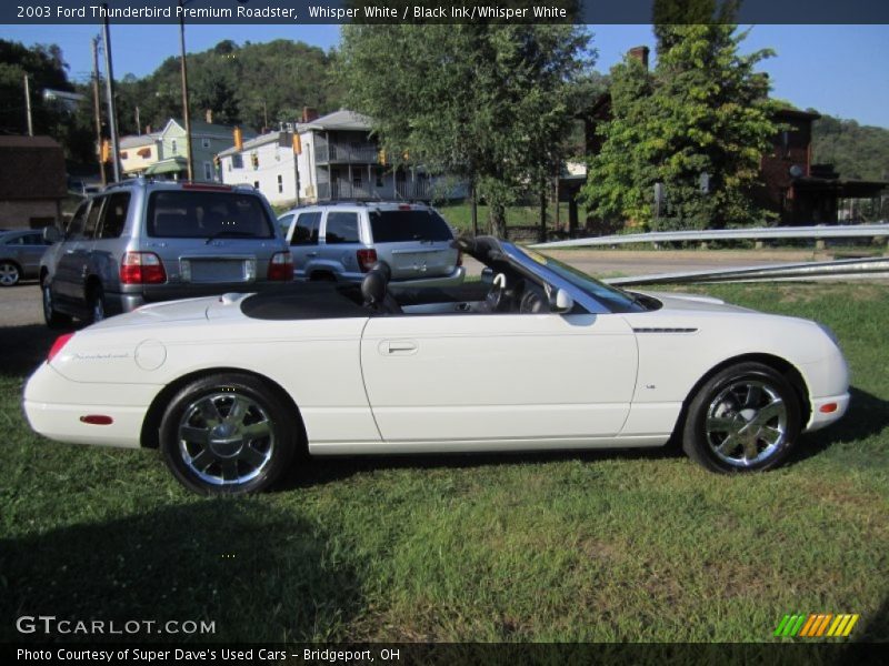 Whisper White / Black Ink/Whisper White 2003 Ford Thunderbird Premium Roadster