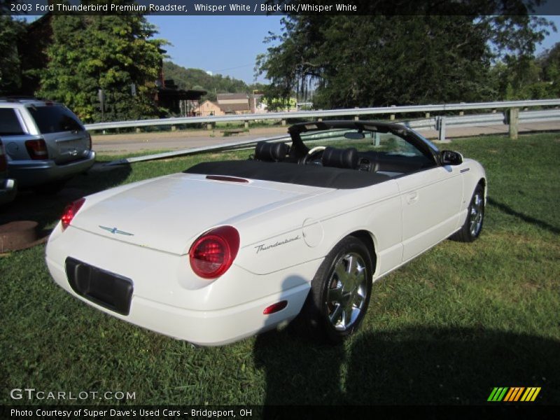 Whisper White / Black Ink/Whisper White 2003 Ford Thunderbird Premium Roadster