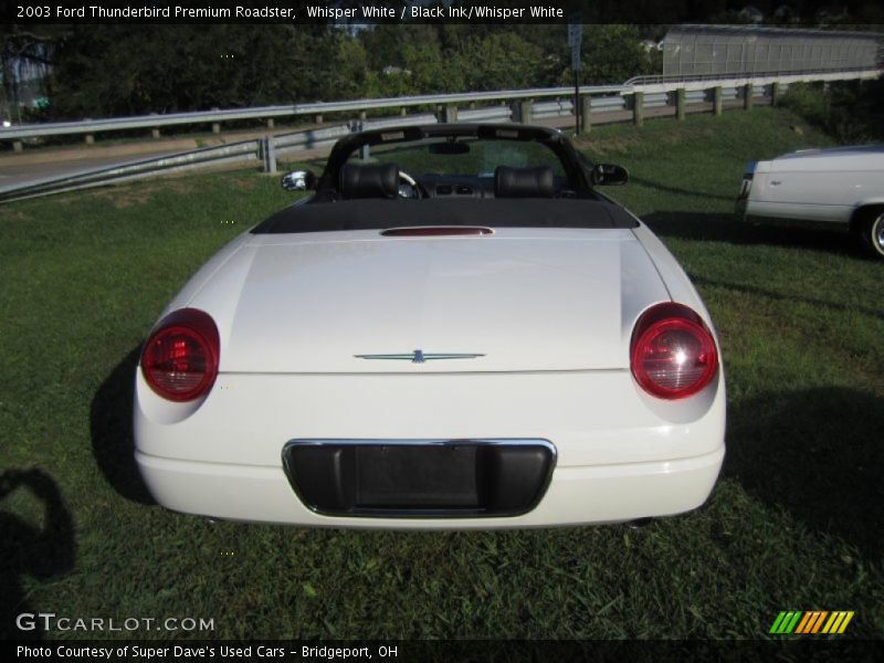 Whisper White / Black Ink/Whisper White 2003 Ford Thunderbird Premium Roadster