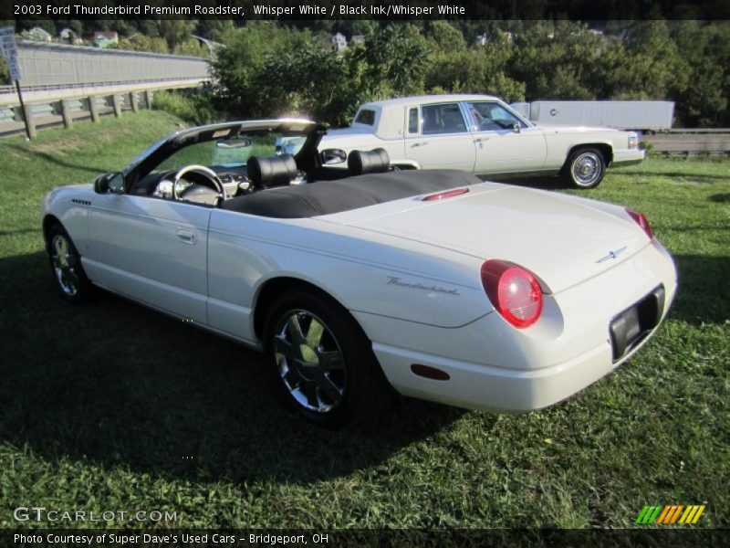 Whisper White / Black Ink/Whisper White 2003 Ford Thunderbird Premium Roadster