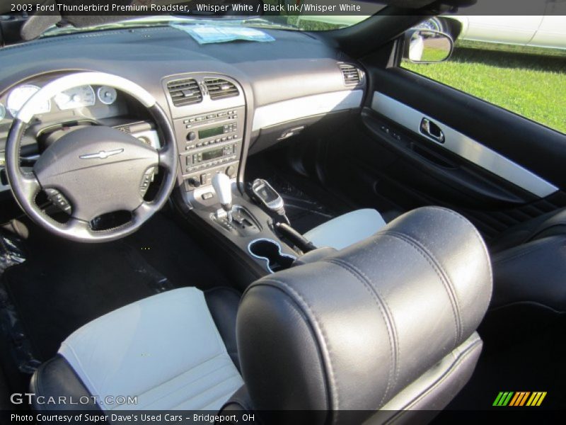  2003 Thunderbird Premium Roadster Black Ink/Whisper White Interior