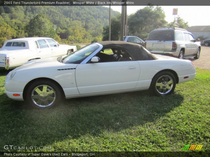 Whisper White / Black Ink/Whisper White 2003 Ford Thunderbird Premium Roadster