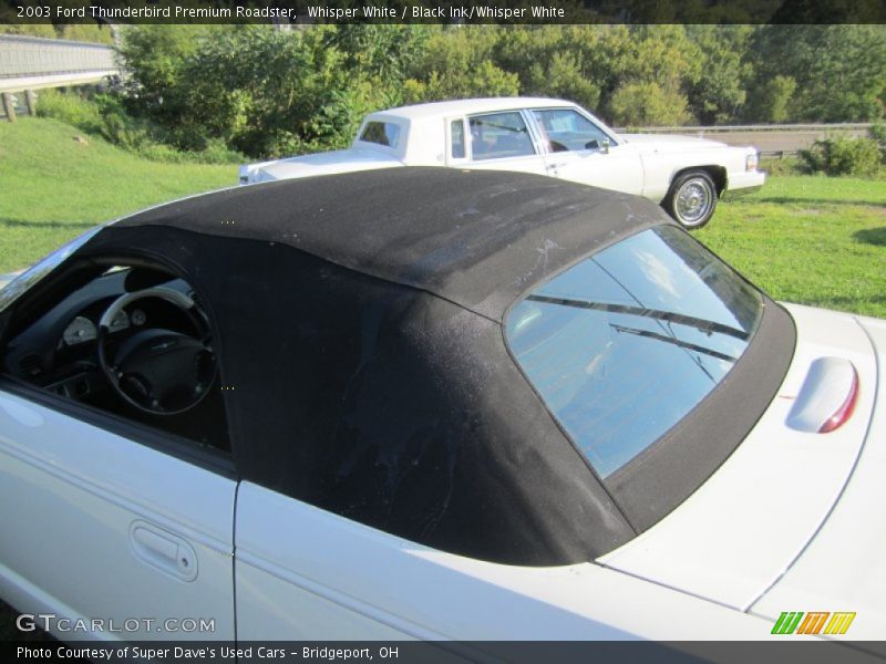 Whisper White / Black Ink/Whisper White 2003 Ford Thunderbird Premium Roadster