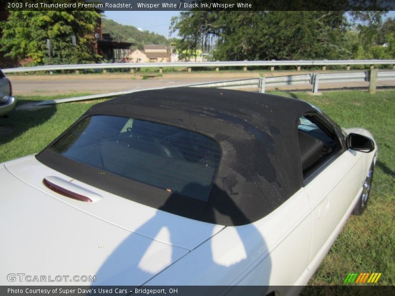 Whisper White / Black Ink/Whisper White 2003 Ford Thunderbird Premium Roadster