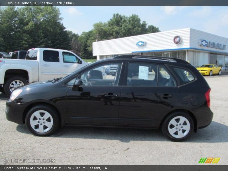Shadow Black / Black 2009 Kia Rondo LX
