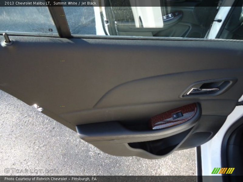 Summit White / Jet Black 2013 Chevrolet Malibu LT