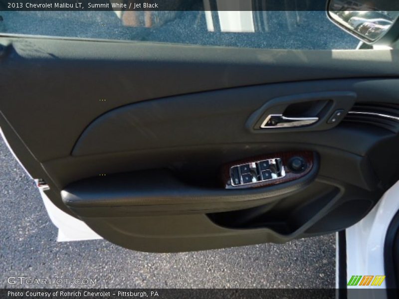 Summit White / Jet Black 2013 Chevrolet Malibu LT