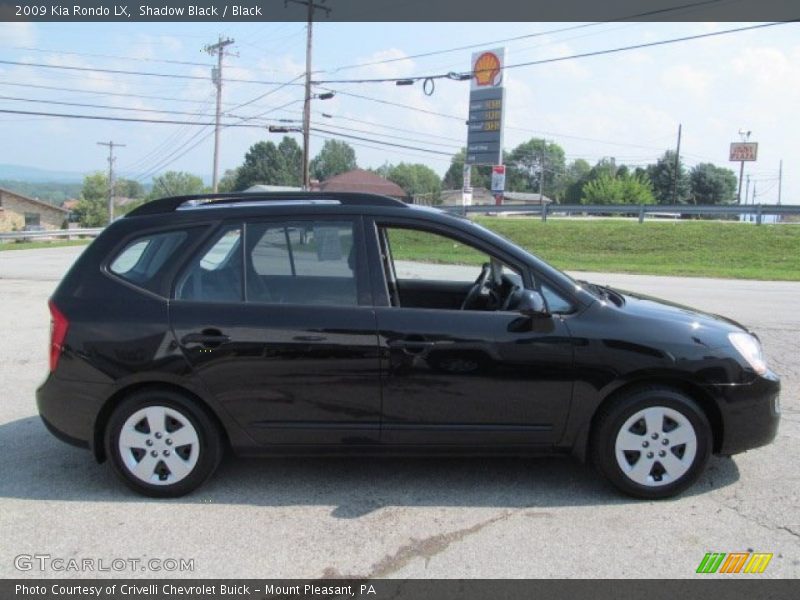 Shadow Black / Black 2009 Kia Rondo LX
