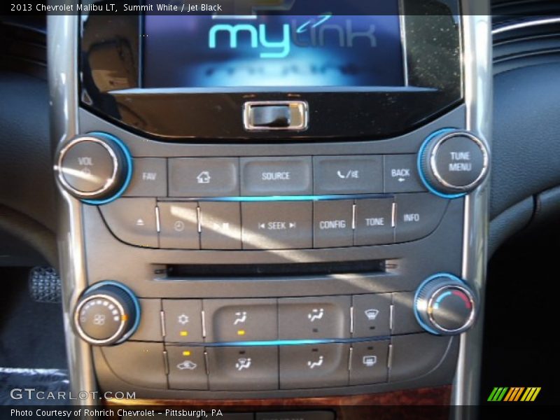 Summit White / Jet Black 2013 Chevrolet Malibu LT