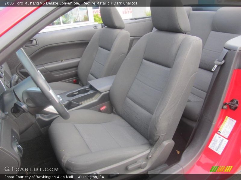 Redfire Metallic / Dark Charcoal 2005 Ford Mustang V6 Deluxe Convertible
