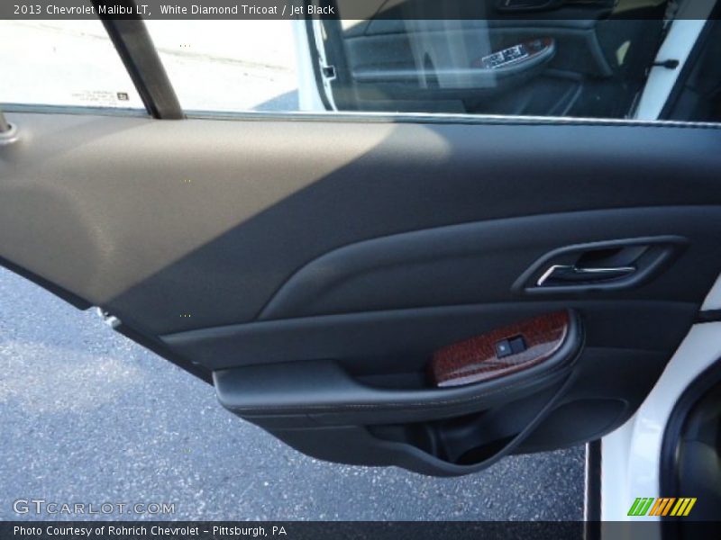 White Diamond Tricoat / Jet Black 2013 Chevrolet Malibu LT