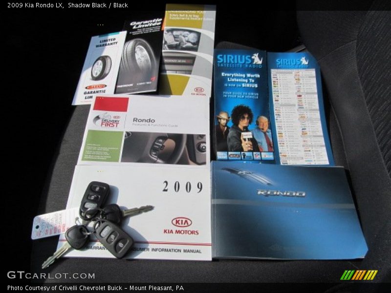 Shadow Black / Black 2009 Kia Rondo LX