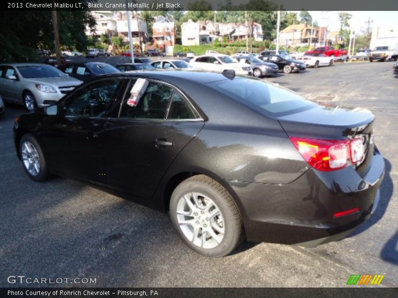 Black Granite Metallic / Jet Black 2013 Chevrolet Malibu LT