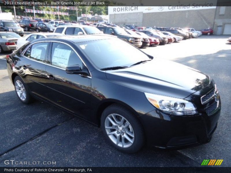 Black Granite Metallic / Jet Black 2013 Chevrolet Malibu LT