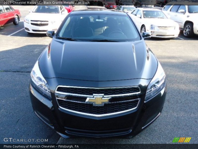 Black Granite Metallic / Jet Black 2013 Chevrolet Malibu LT