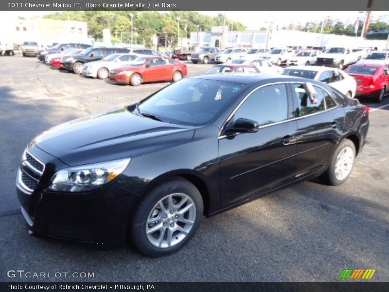 Black Granite Metallic / Jet Black 2013 Chevrolet Malibu LT