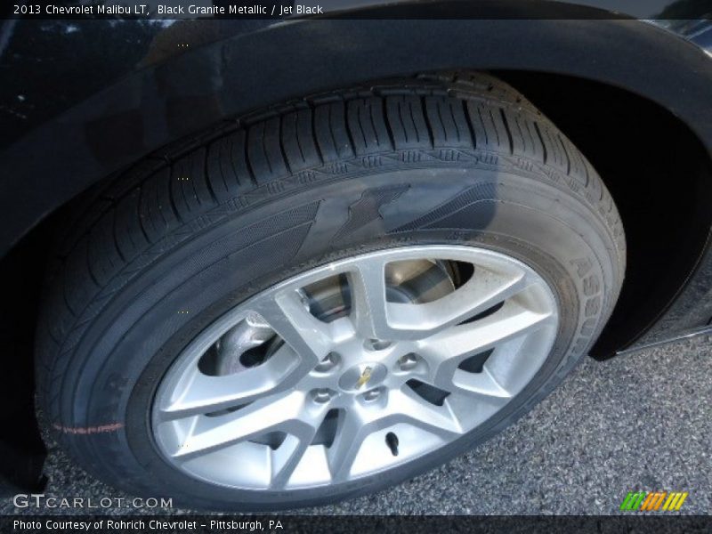 Black Granite Metallic / Jet Black 2013 Chevrolet Malibu LT