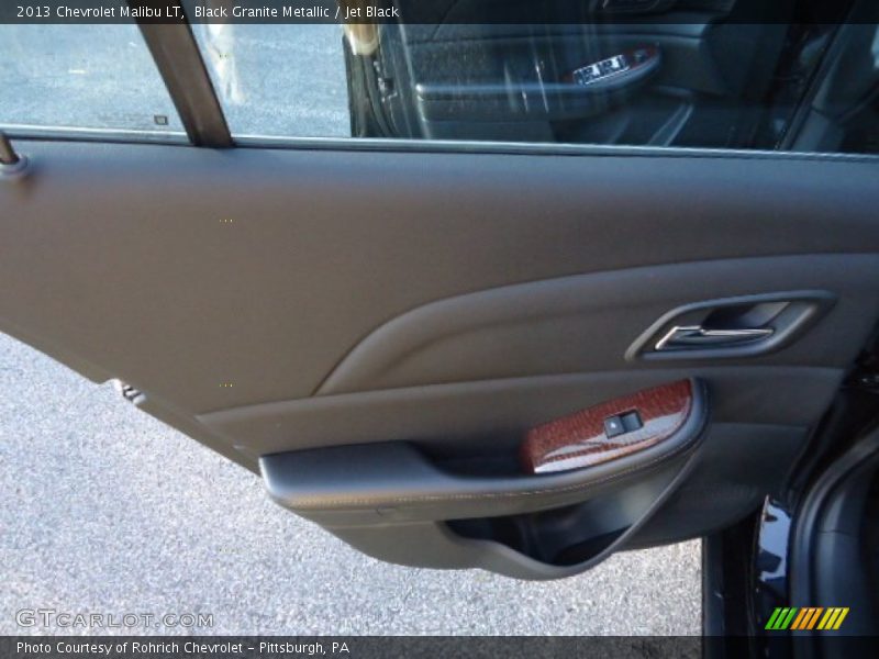 Black Granite Metallic / Jet Black 2013 Chevrolet Malibu LT