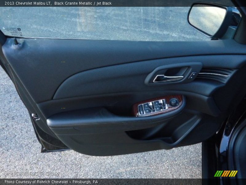 Black Granite Metallic / Jet Black 2013 Chevrolet Malibu LT