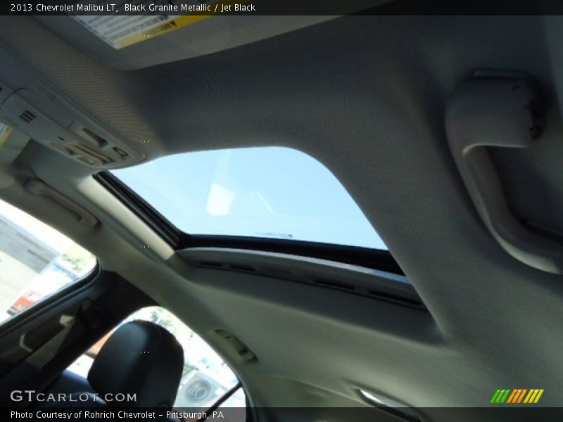 Black Granite Metallic / Jet Black 2013 Chevrolet Malibu LT