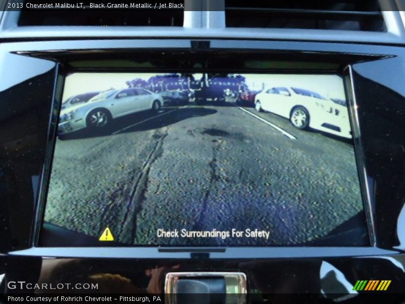 Black Granite Metallic / Jet Black 2013 Chevrolet Malibu LT