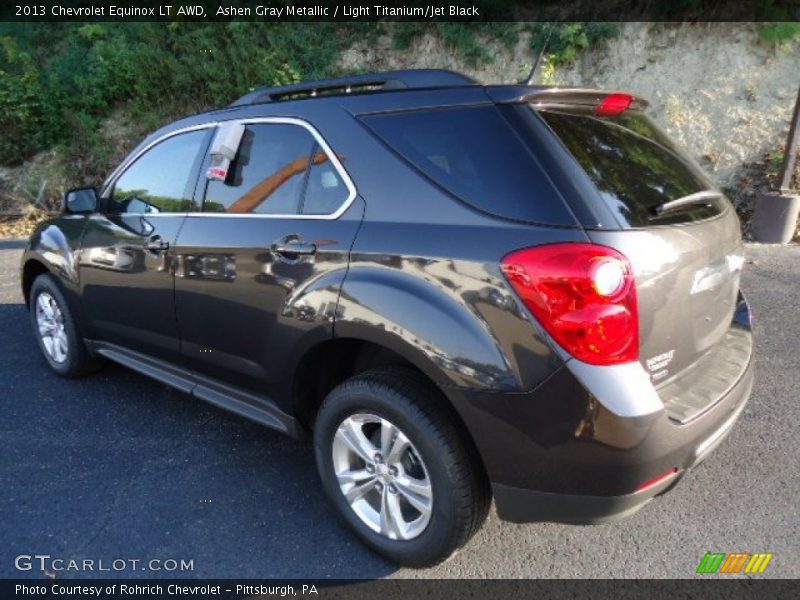 Ashen Gray Metallic / Light Titanium/Jet Black 2013 Chevrolet Equinox LT AWD
