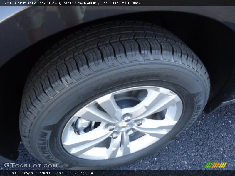 Ashen Gray Metallic / Light Titanium/Jet Black 2013 Chevrolet Equinox LT AWD
