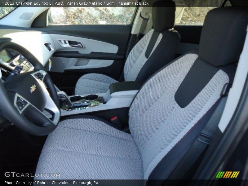 Ashen Gray Metallic / Light Titanium/Jet Black 2013 Chevrolet Equinox LT AWD