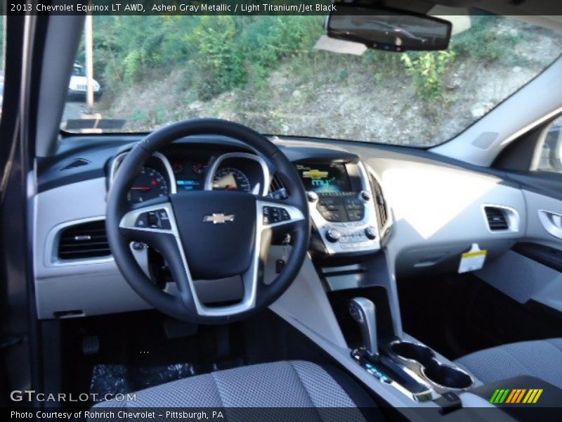 Ashen Gray Metallic / Light Titanium/Jet Black 2013 Chevrolet Equinox LT AWD